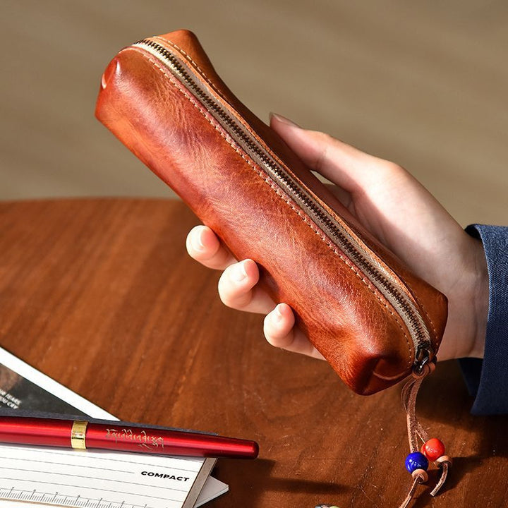 Premium Leather Pencil Case