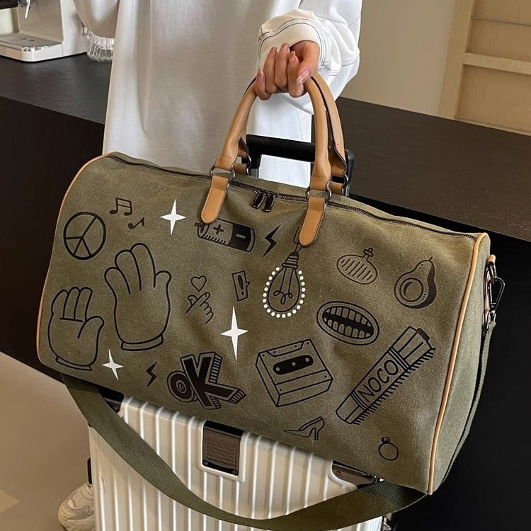 Fun Patterned Weekender Duffle Bag Stornfield