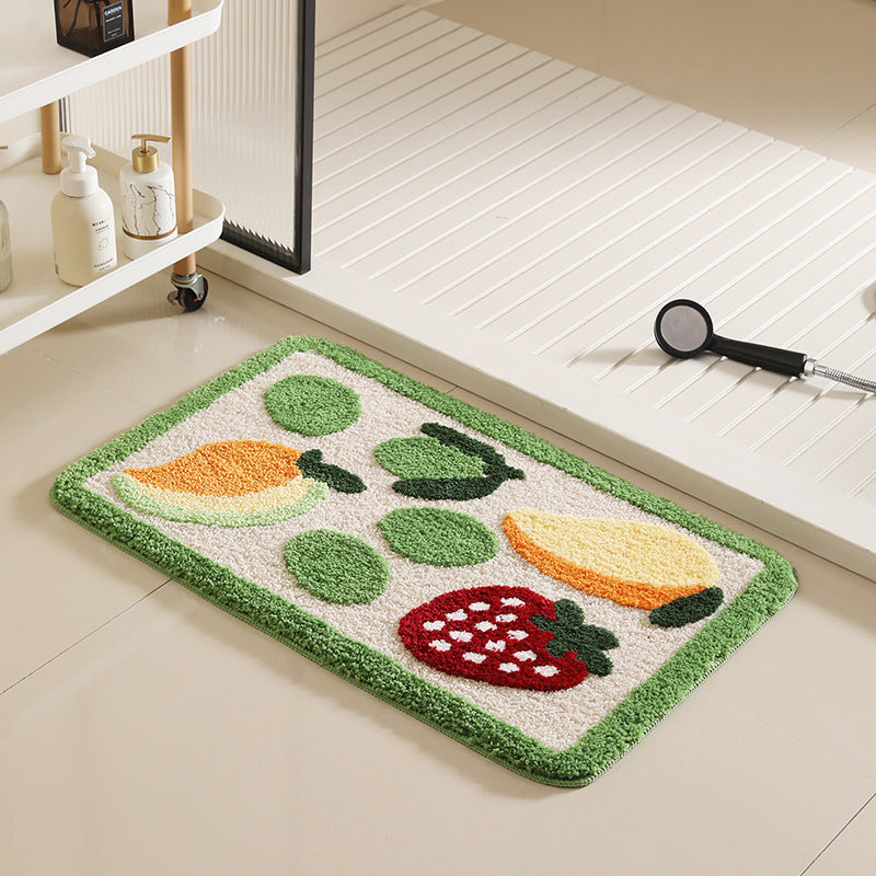 Fun Fruit-Themed Bath Mat