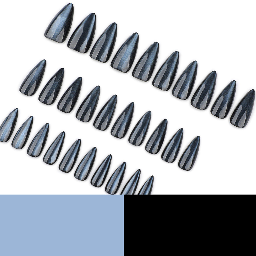 Artificial nail extensions with elegant ombre effects Stornfield