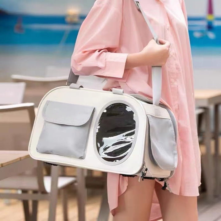 Pet carrier bag with breathable compartments Stornfield