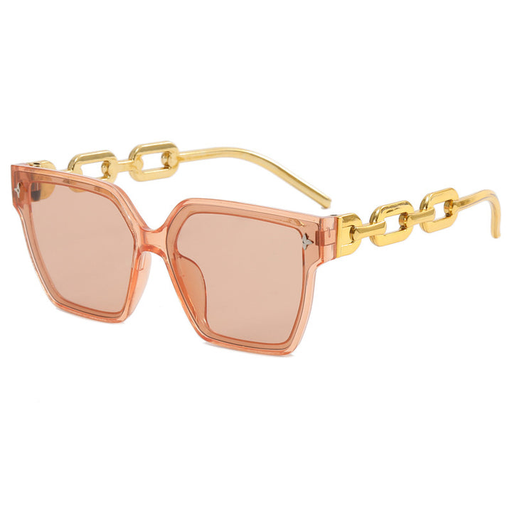 Ladies fashionable square sunglasses with luxurious accents Stornfield