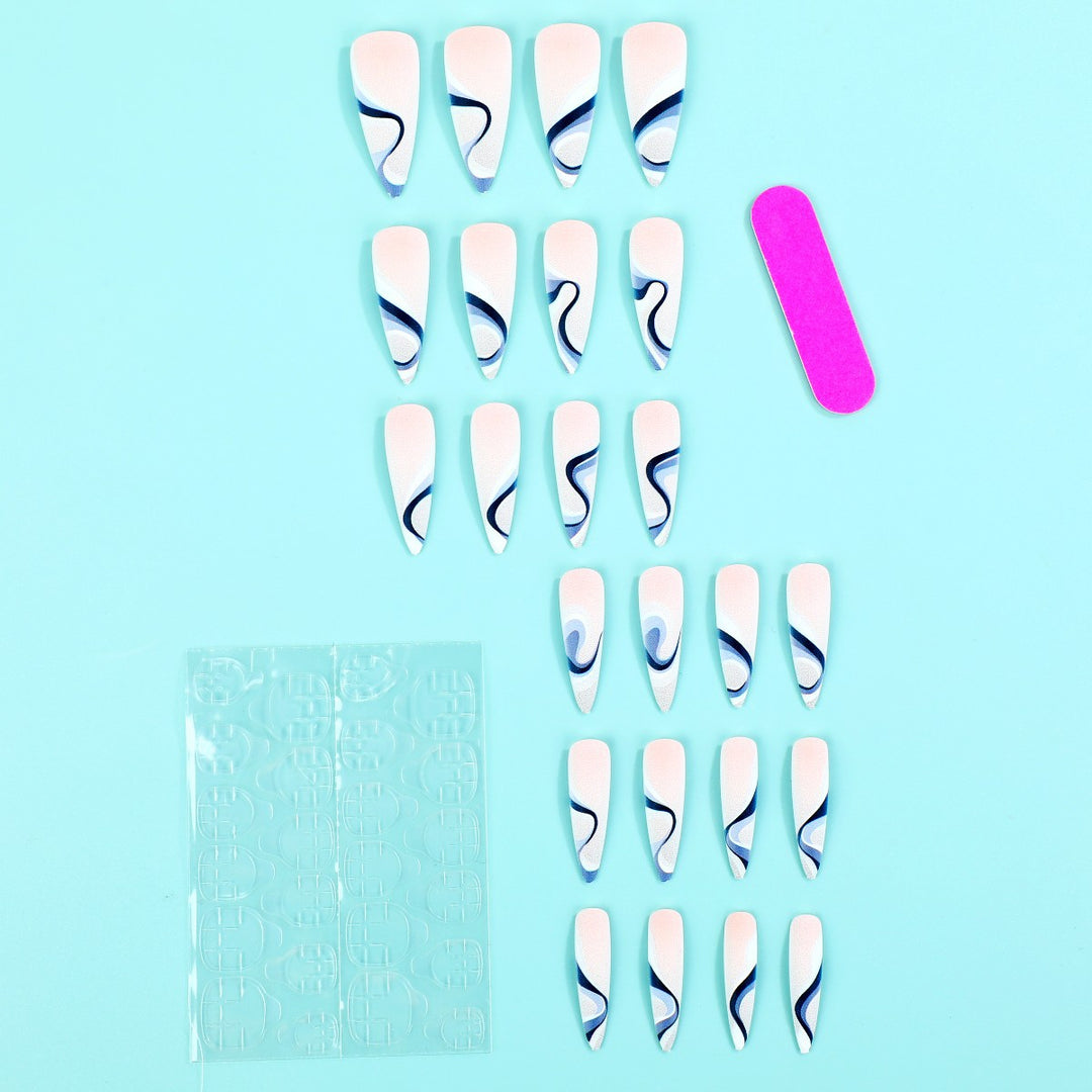 Professional artificial nails with elegant designs Stornfield