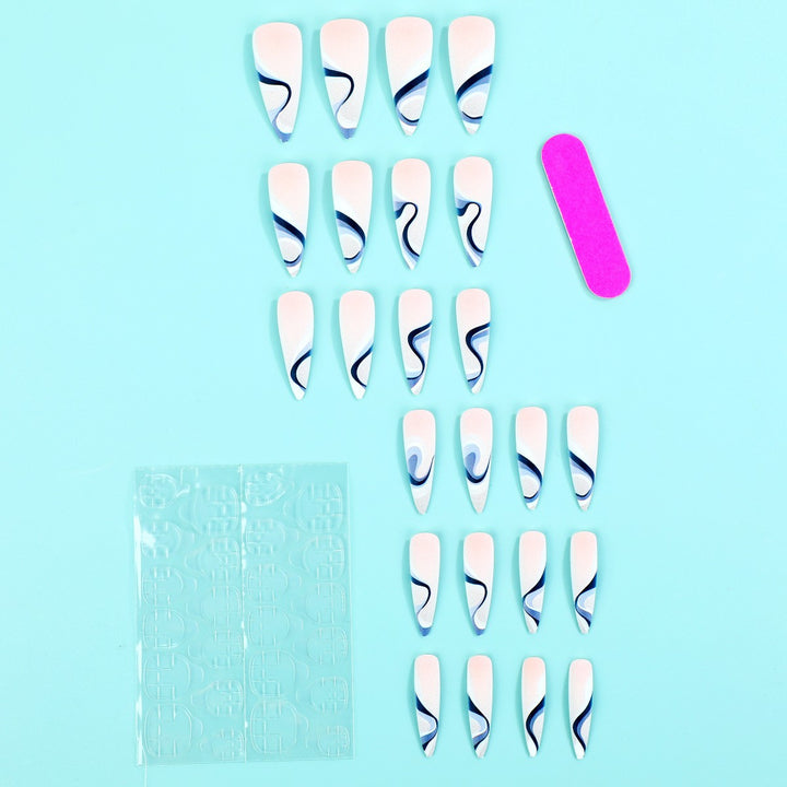 Professional artificial nails with elegant designs Stornfield