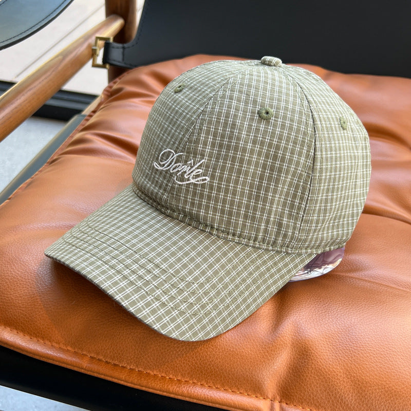 Women's Stylish Checkered Baseball Cap Stornfield