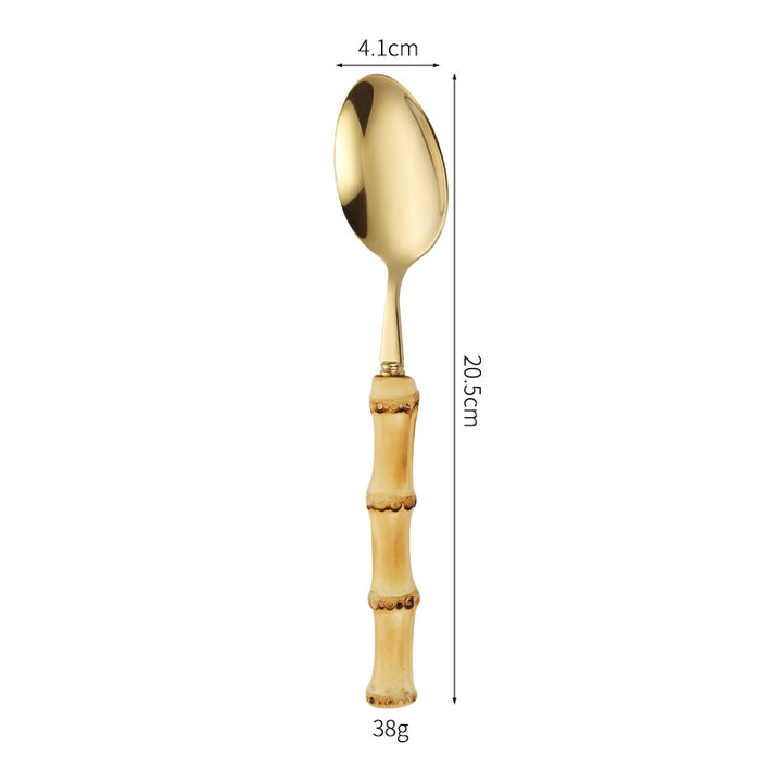 Bamboo Handle Salad Fork Stornfield
