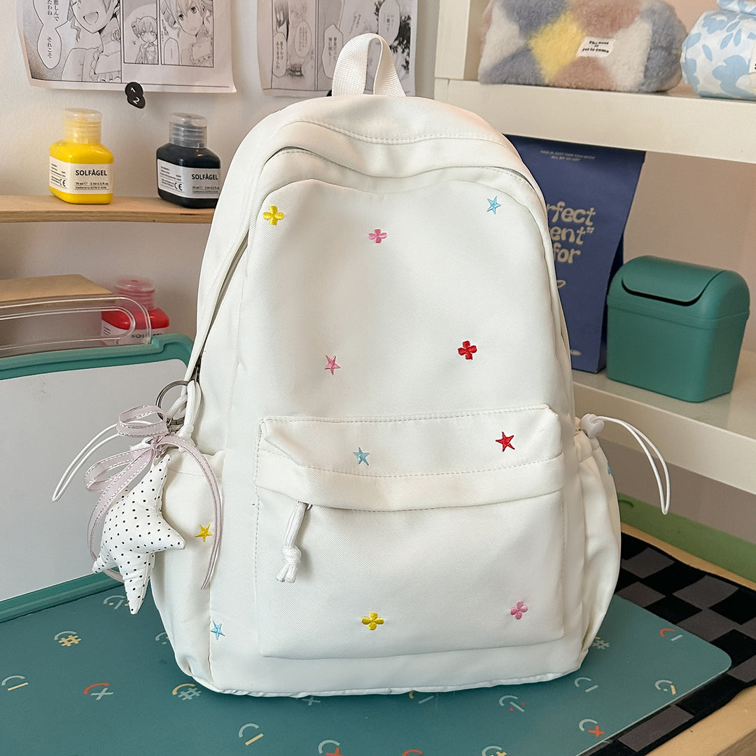 Casual Embroidered Star Backpack Stornfield