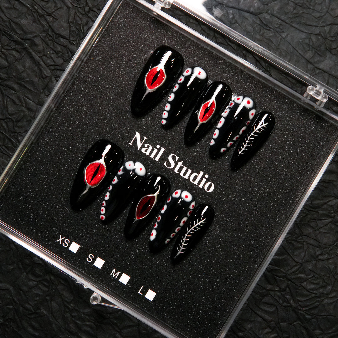 Artistic Sculpted Press-On Nail Enhancements