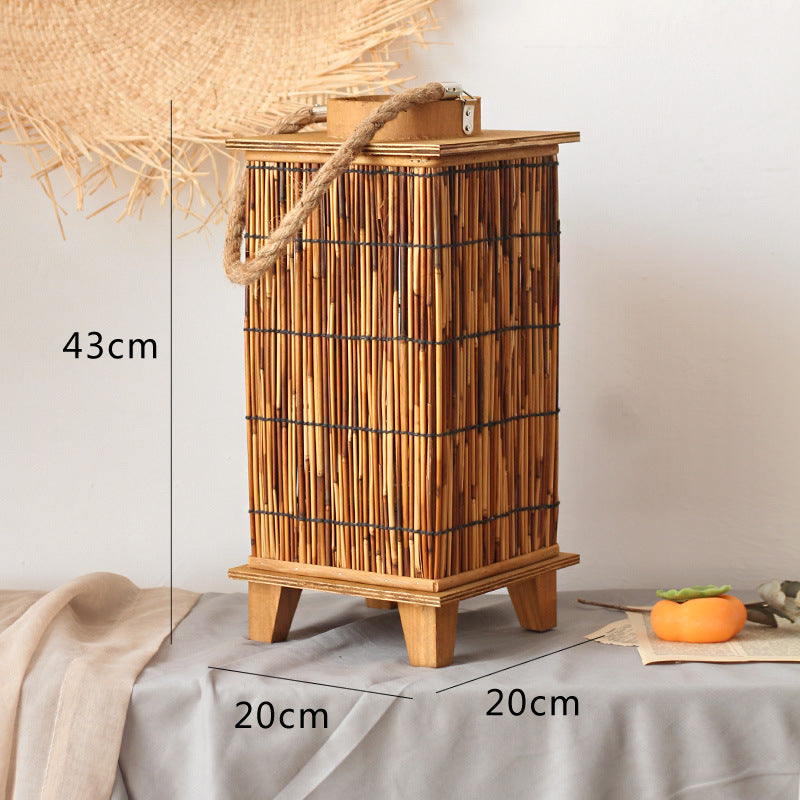 Handcrafted lantern made of natural material Stornfield