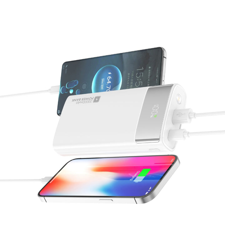 Portable power bank with slim design and digital display Stornfield