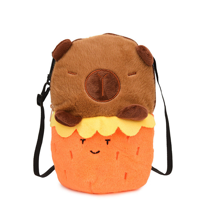 Plush Shoulder Bag with Cute Dessert Design Stornfield