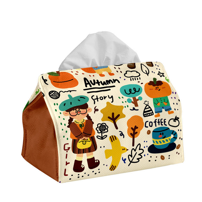 Decorative Cartoon-Themed Tissue Box Cover Stornfield