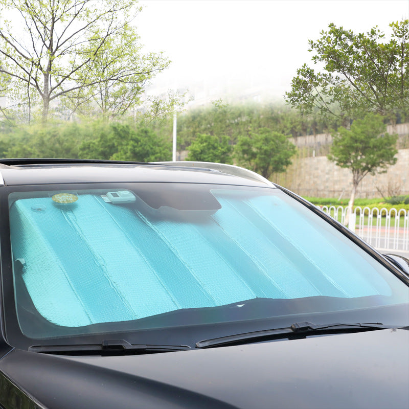 Unisex nan foldable car sunshade with reflective thermal insulation Stornfield