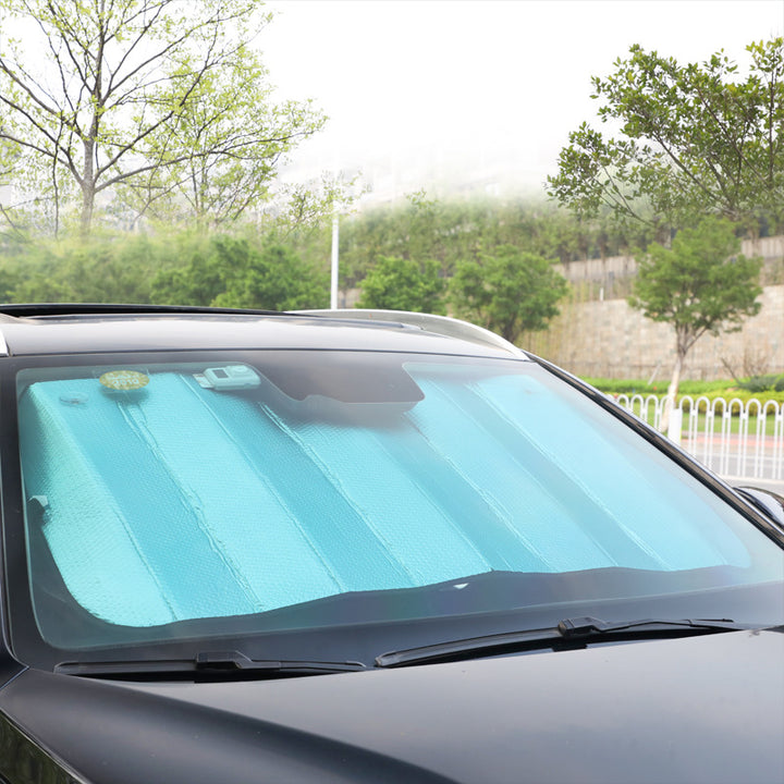Unisex nan foldable car sunshade with reflective thermal insulation Stornfield