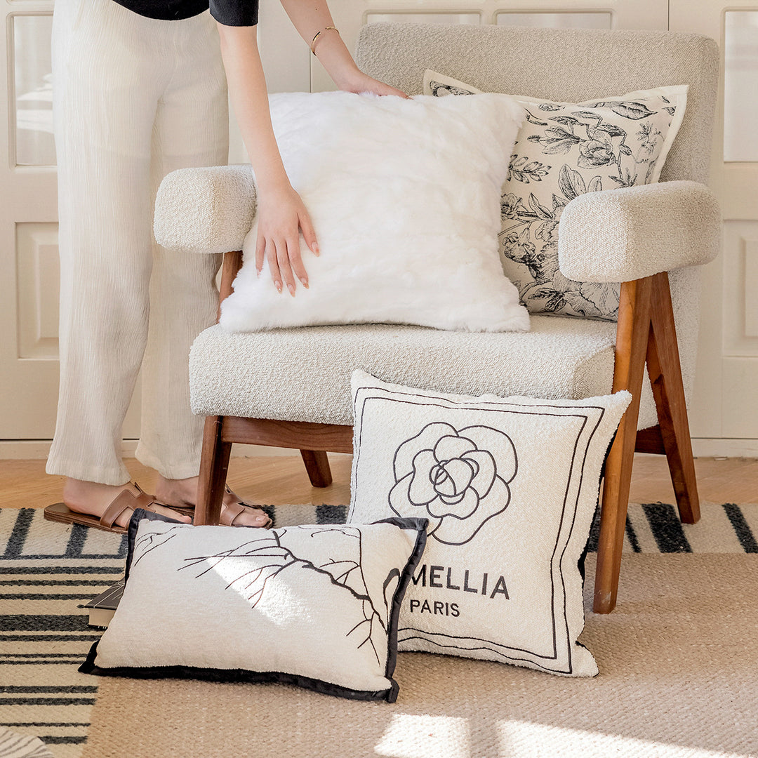 Decorative motif cushion