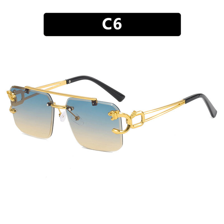 Women's square sunglasses with elegant decorative details Stornfield