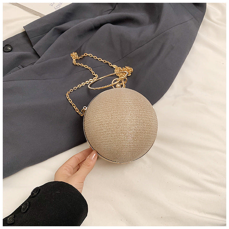 Glamorous Round Evening Purse