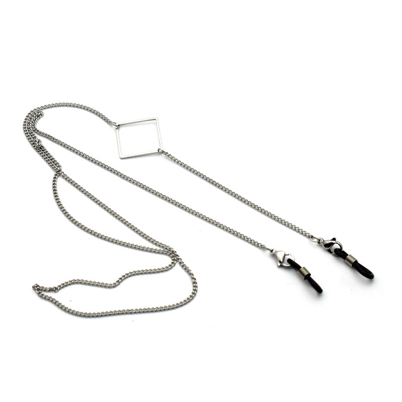 Stylish Geometric Chain Eyewear Holder Stornfield