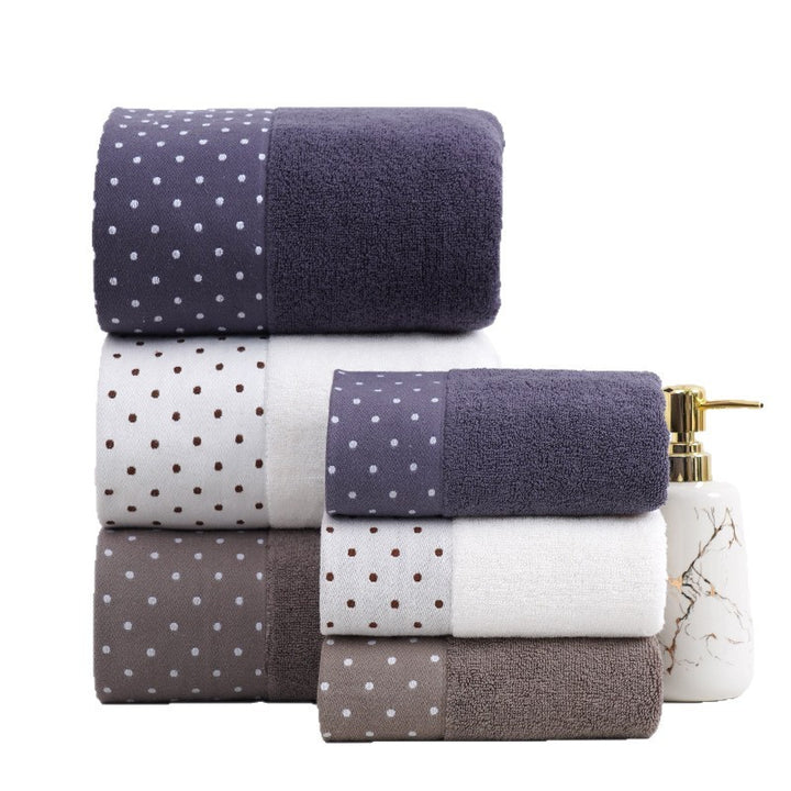 Terry Towel With Stylish Polka Dot Design Stornfield