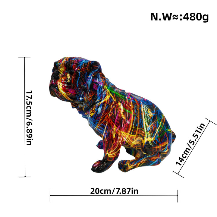 Artistic Bulldog Figurine Stornfield