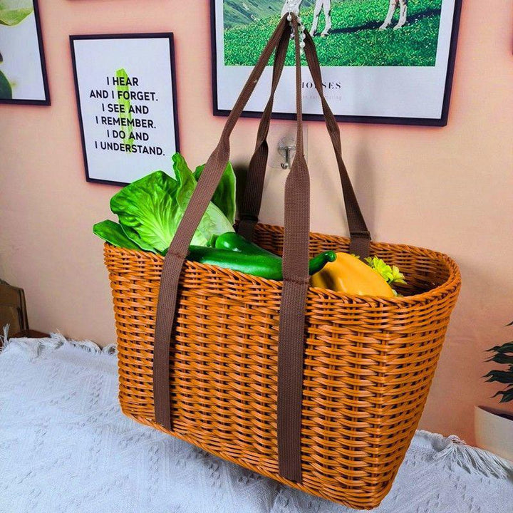 Handwoven Decorative Market Basket Stornfield