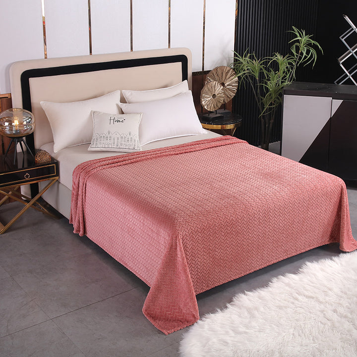 Luxury Textured Throw Blanket