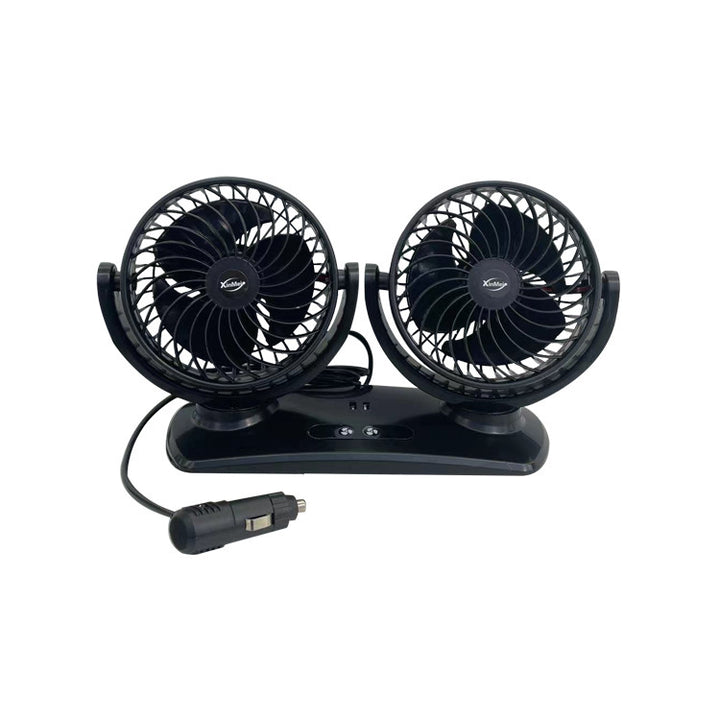 Dual-Head Portable Car Ventilation Fan Stornfield