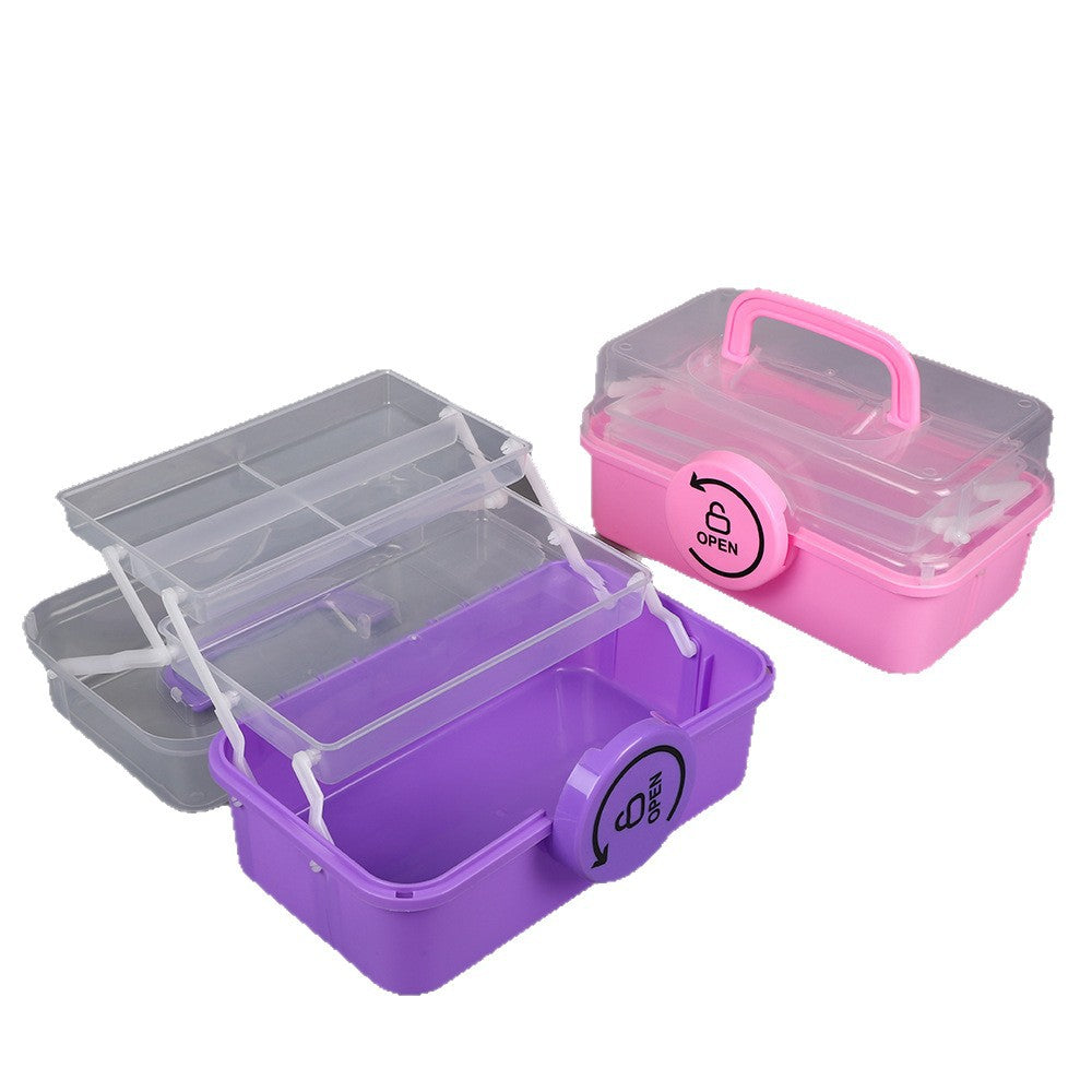 Portable Multi-Section Craft Storage Box Stornfield