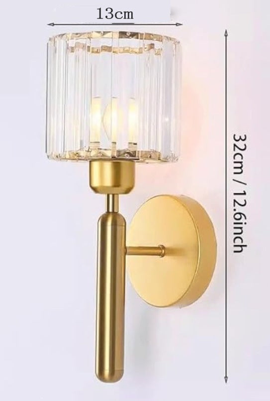 Crystal-Accented Wall Sconce