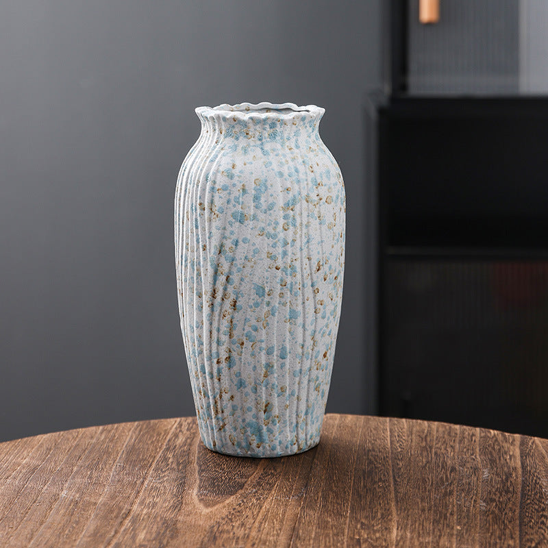 Decorative Textured Ceramic Vase