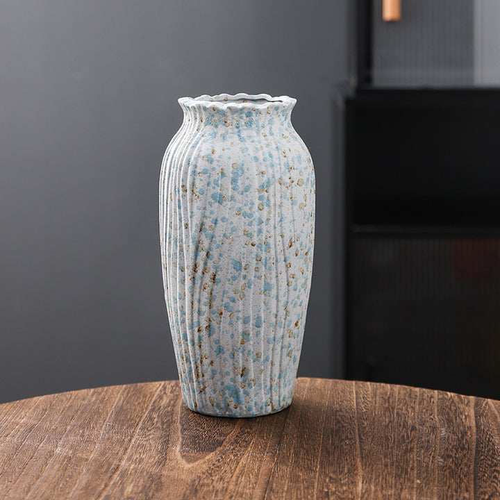 Decorative Textured Ceramic Vase