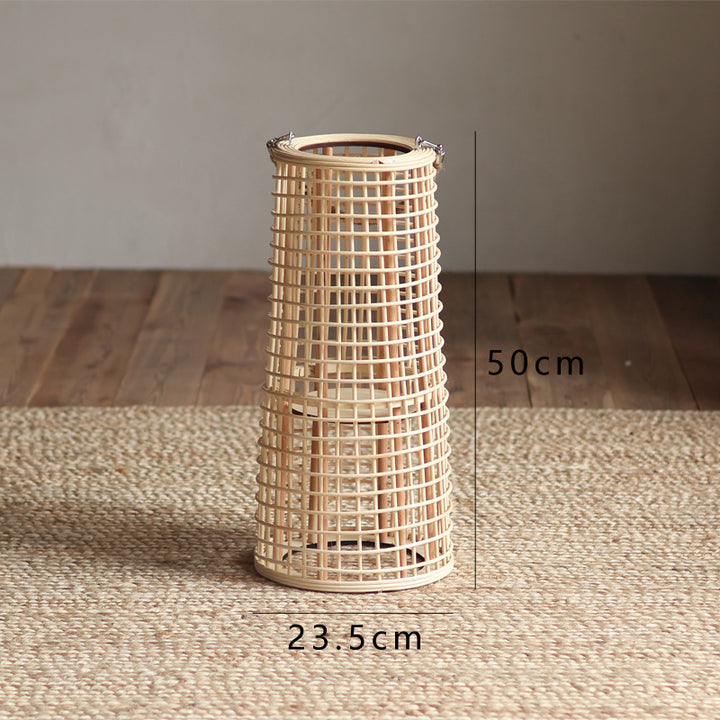 High-quality basket lamp in natural design Stornfield