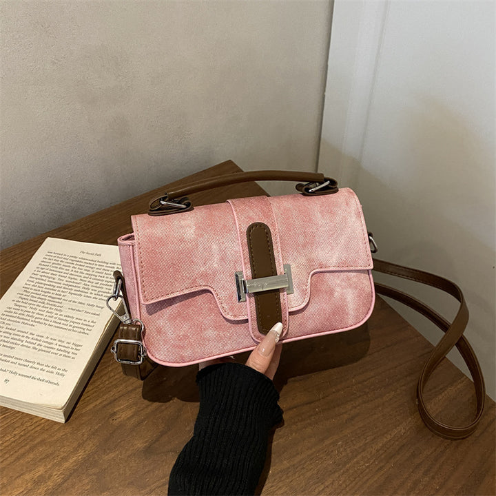 Denim Crossbody Handbag