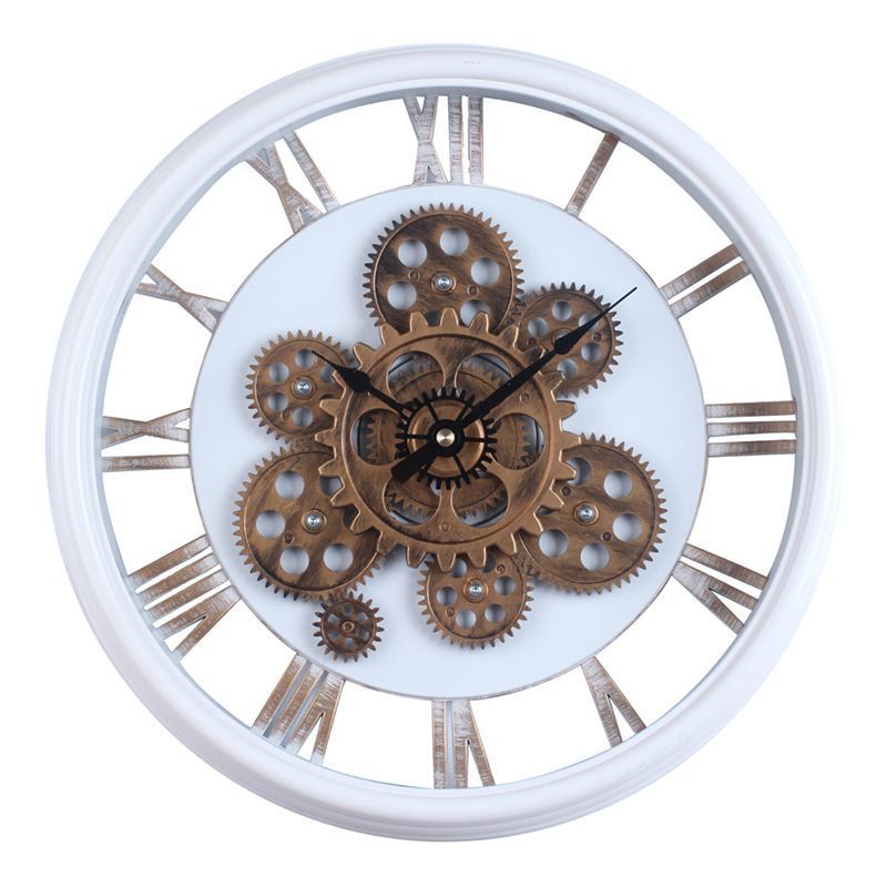 Wall Clock in Industrial Steampunk Design Stornfield