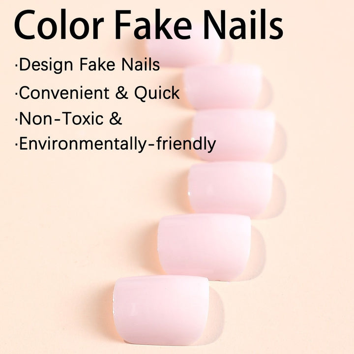 Artificial nail set with elegant and minimalist designs Stornfield