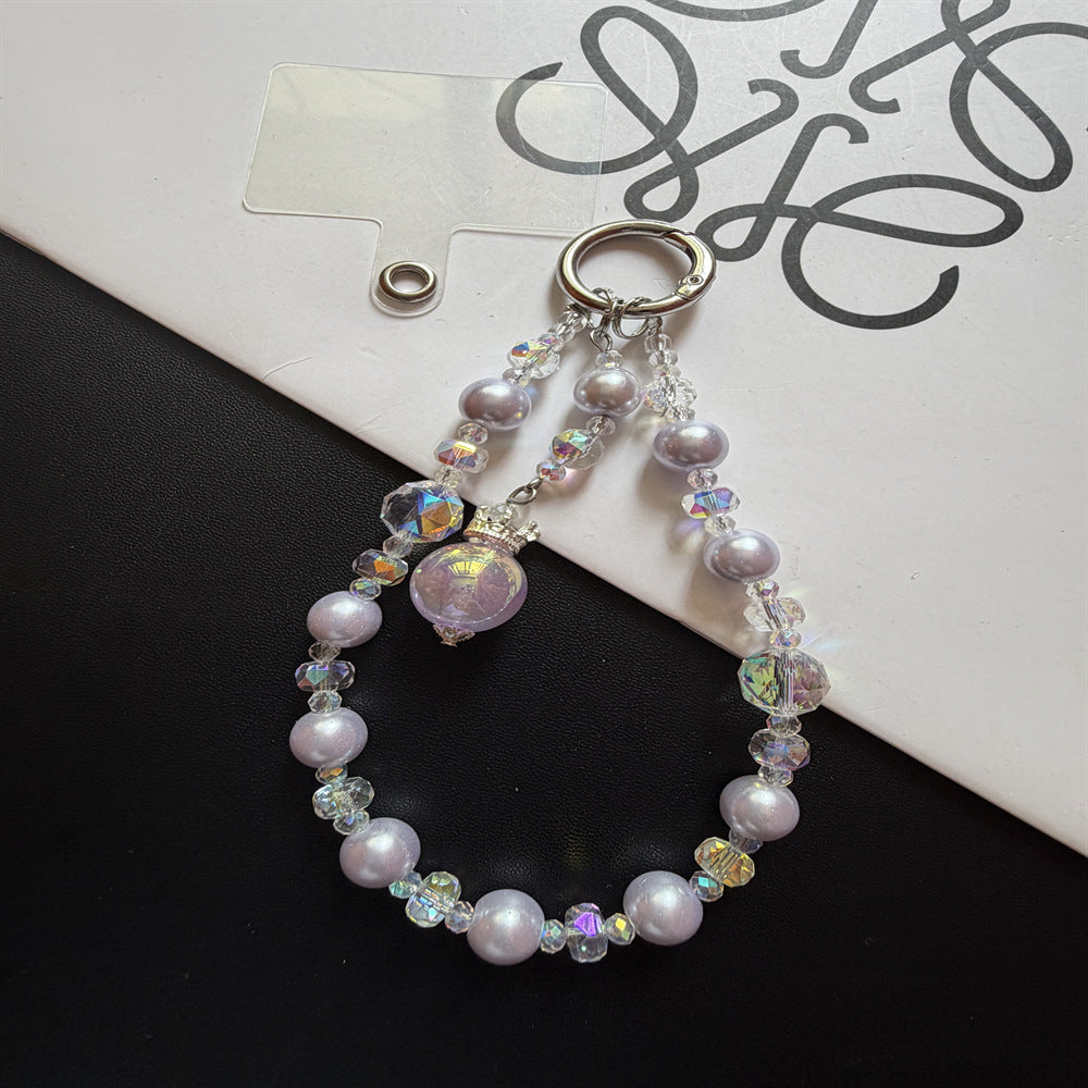 Elegant Beaded Keychain with Charm Stornfield