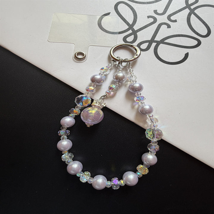 Elegant Beaded Keychain with Charm Stornfield