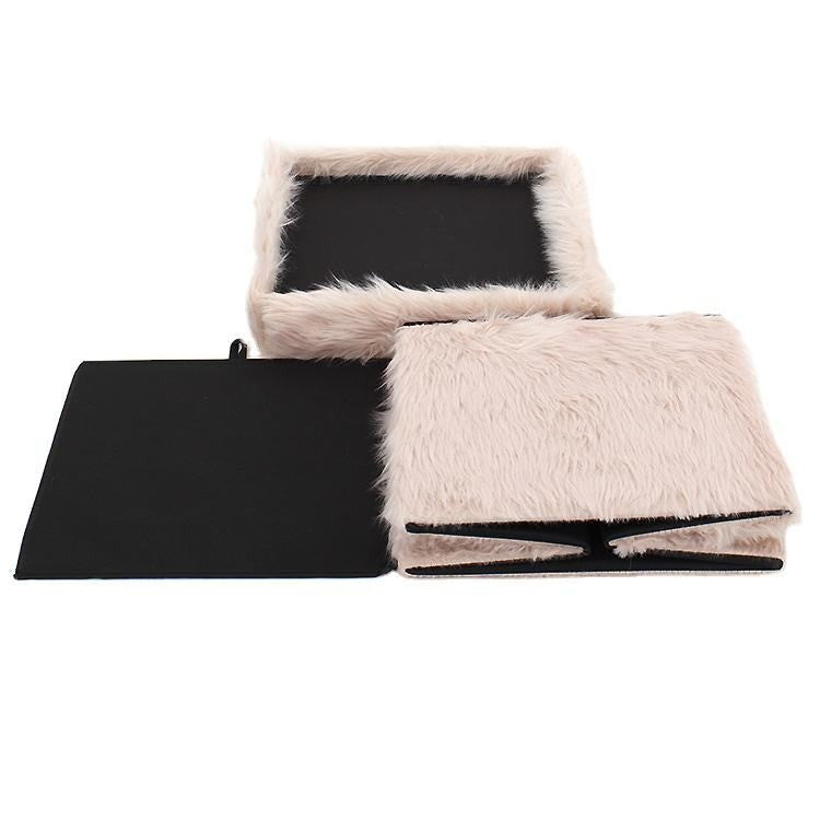 Decorative Plush Ottoman Stornfield