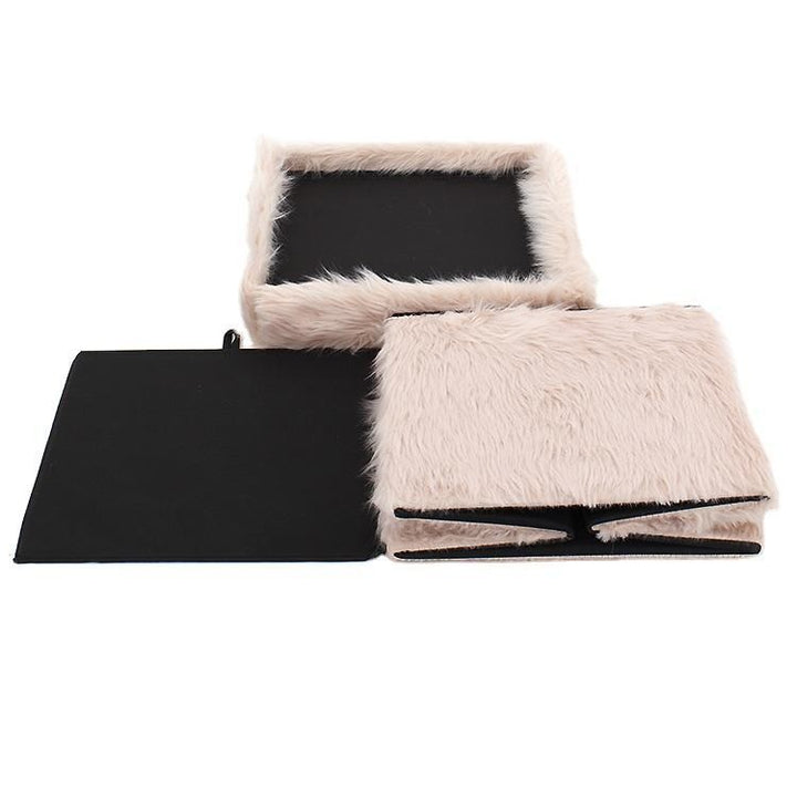 Decorative Plush Ottoman Stornfield