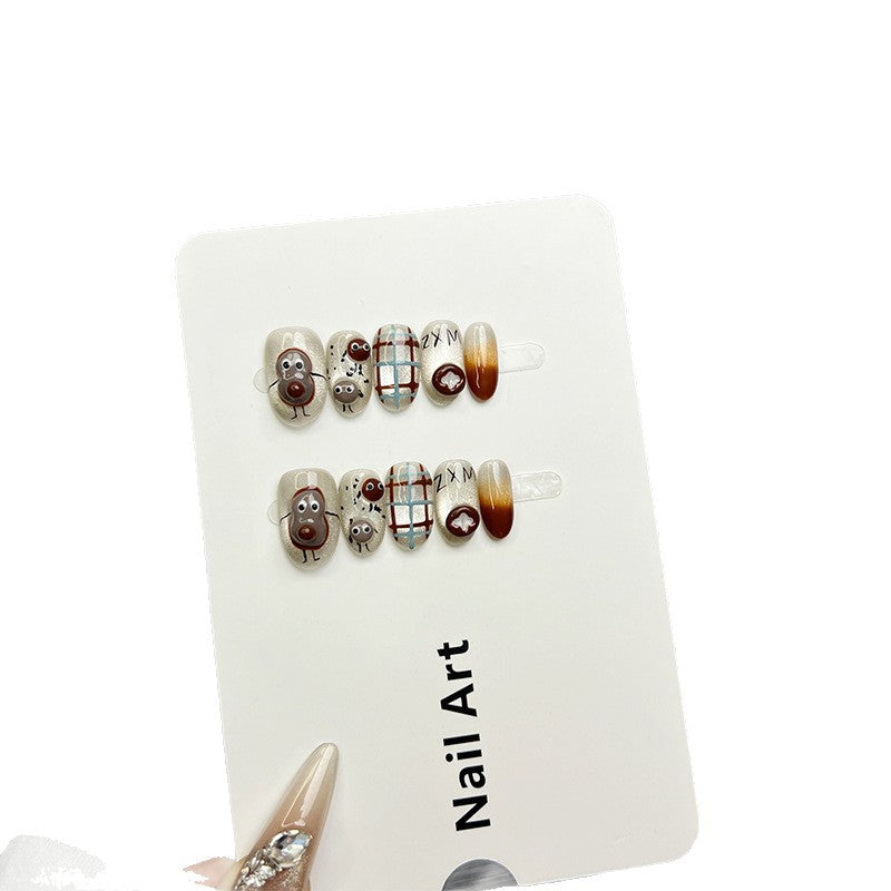 Playful Character Press-On Nails