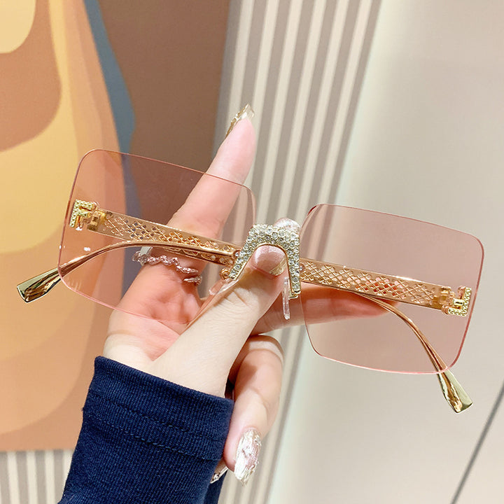 Women extravagant hexagonal sunglasses Stornfield