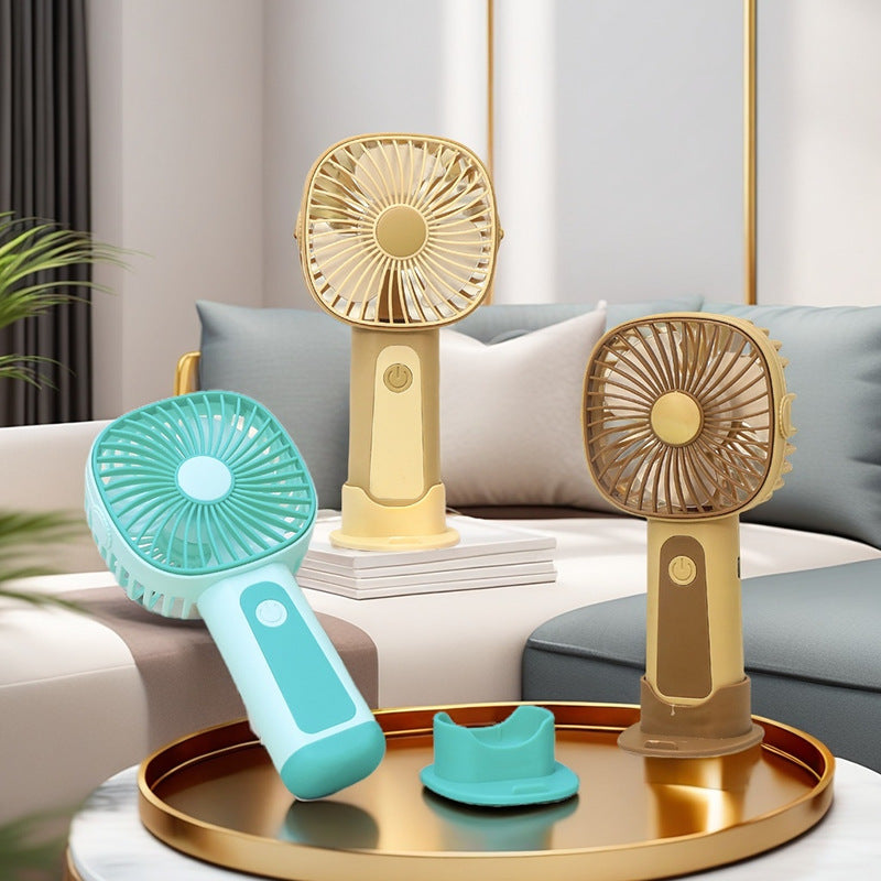 Women's Portable USB Hand Fan with Adjustable Tilt Angle Stornfield