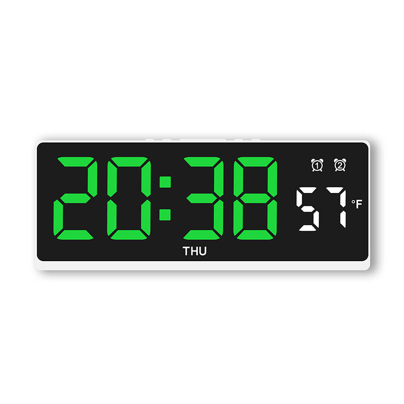 Digital alarm clock with large LED display and weather forecast Stornfield