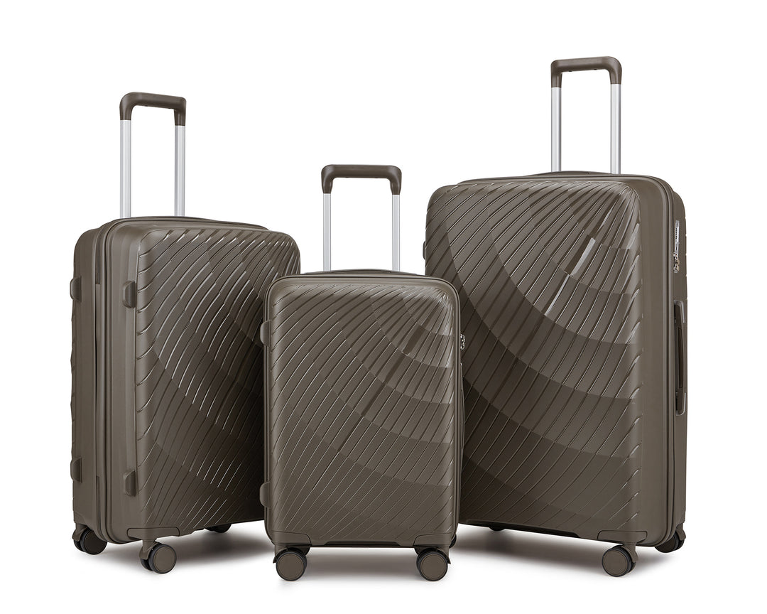 Unisex Premium Textured Hard Shell Luggage Set Stornfield