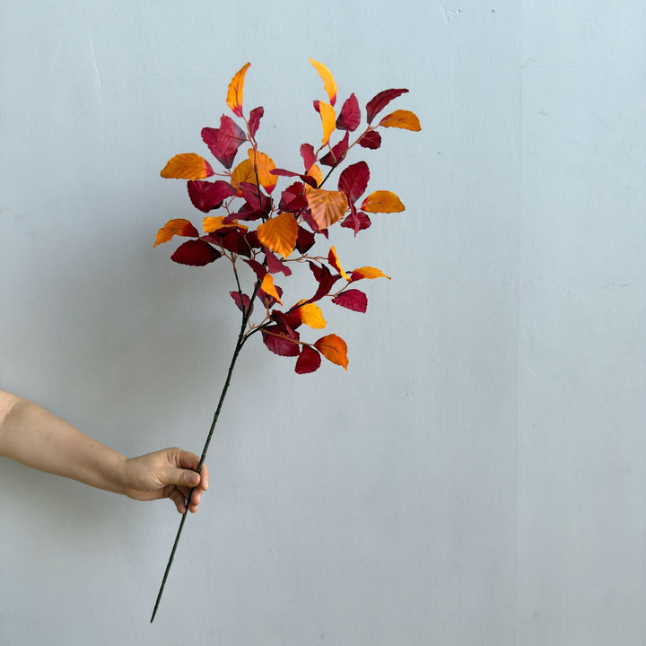Elegant Faux Leaf Stem