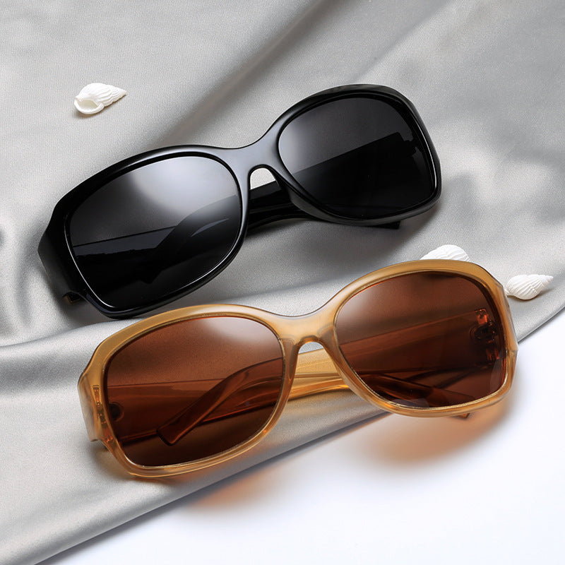 Ladies stylish oversized sunglasses with elegant pattern Stornfield