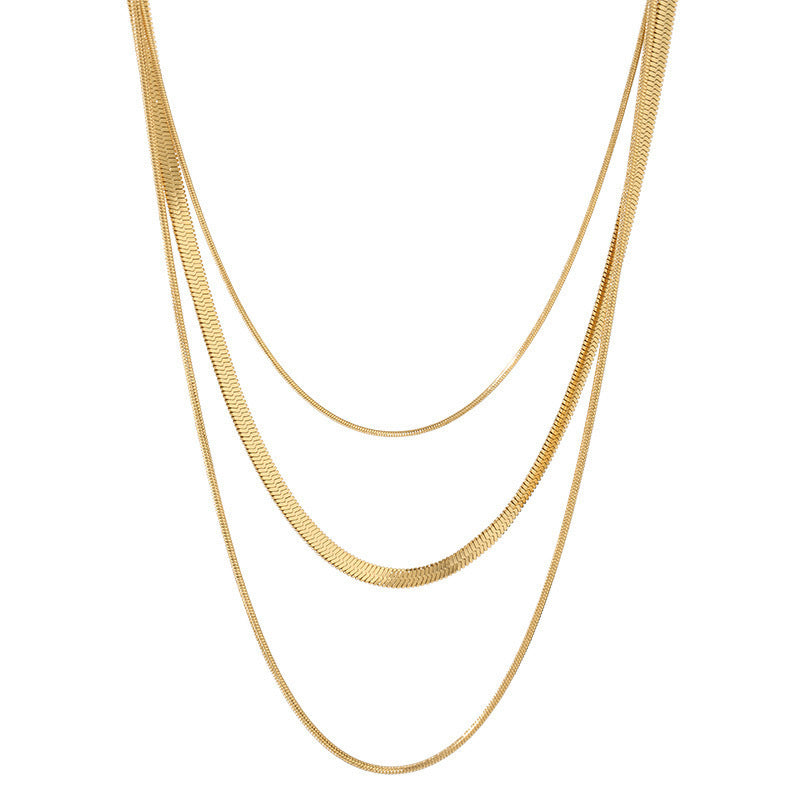 Triple Layered Chain Necklace Stornfield