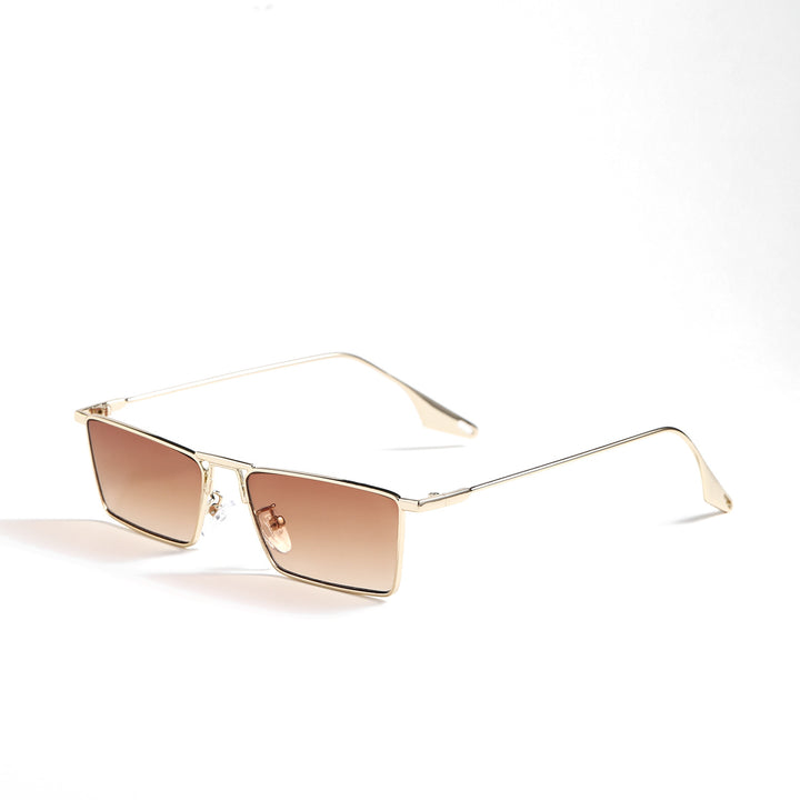 Ladies elegant geometric sunglasses with stylish metal frame Stornfield