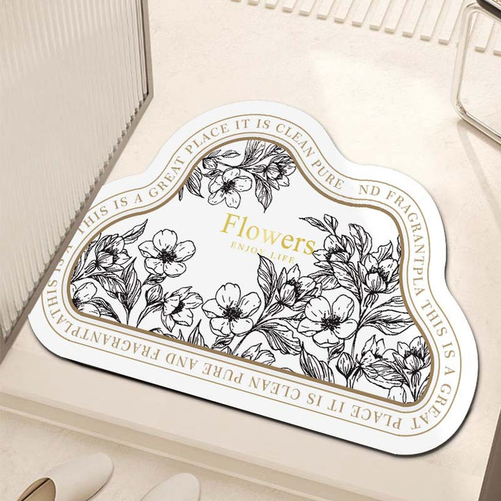 Decorative Cloud-Shaped Area Mat