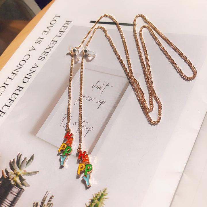 Stylish Dual Charm Eyewear Chain Stornfield